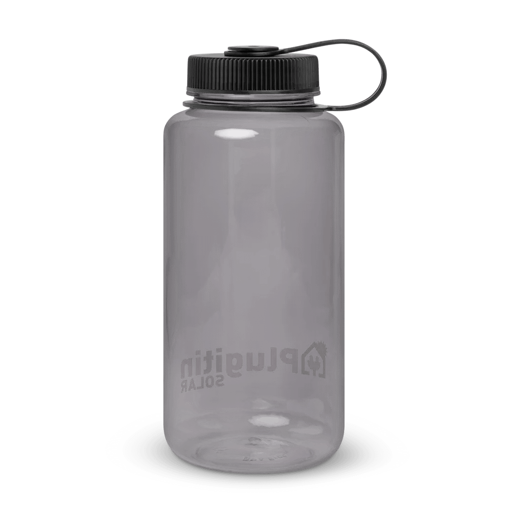 Plug It In Solar High-Quality Wide Mouth Plastic Water Bottle product image (2)