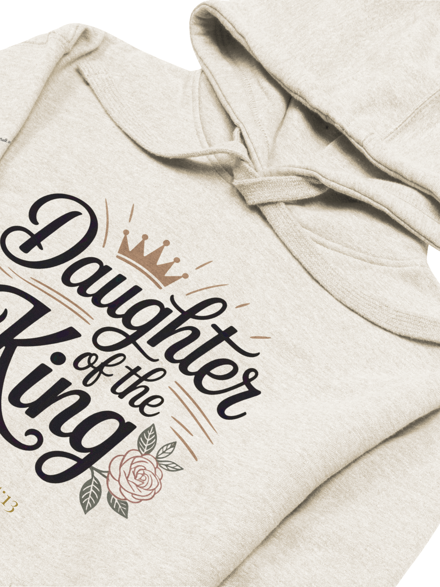 Daughter of the King Premium Hoodie - Bone product image (3)