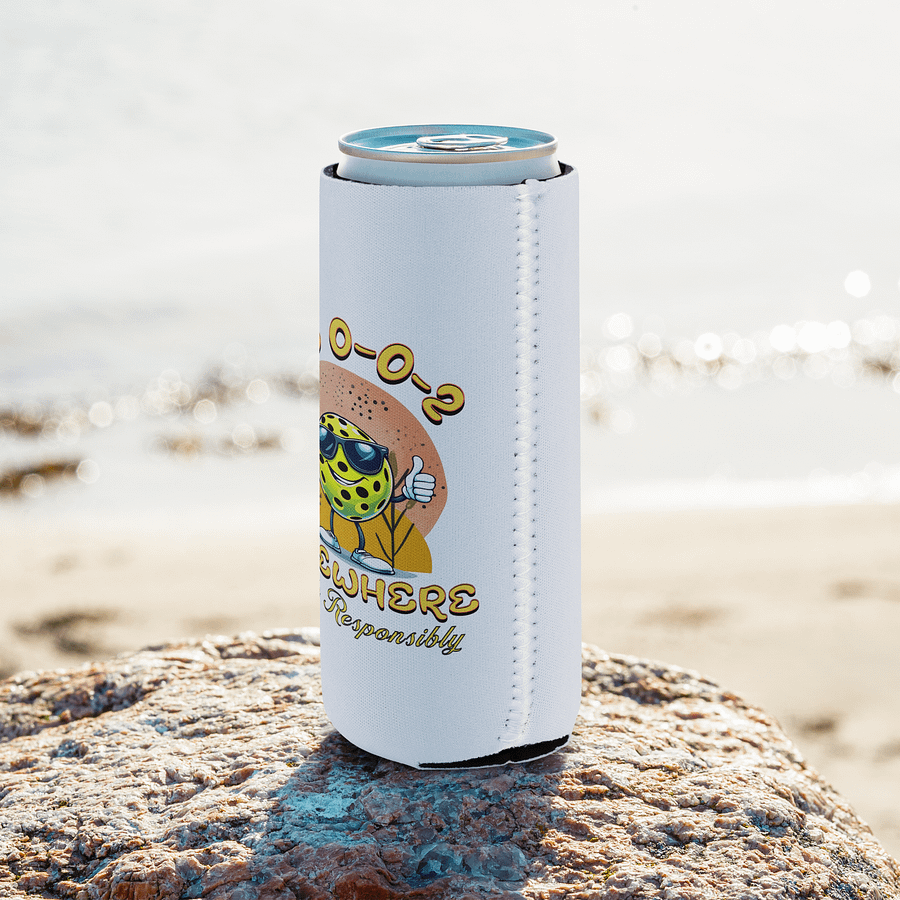 Its 002 Somewhere Pickleball Thumbs-Up Can Cooler product image (8)