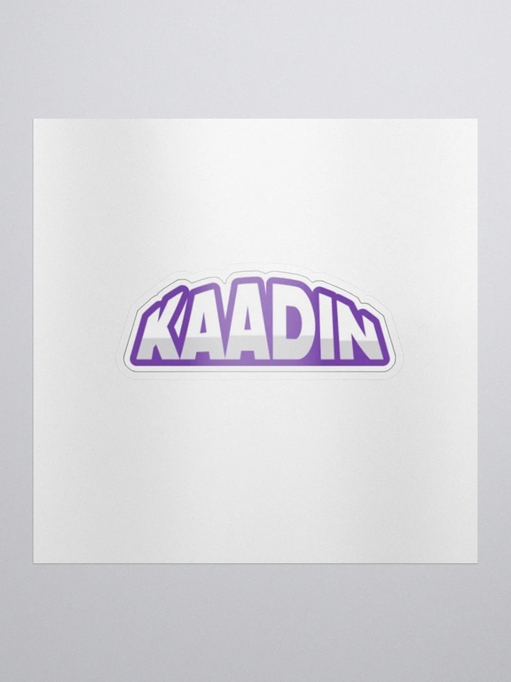 Kaadin - Purple and White Sticker product image (1)