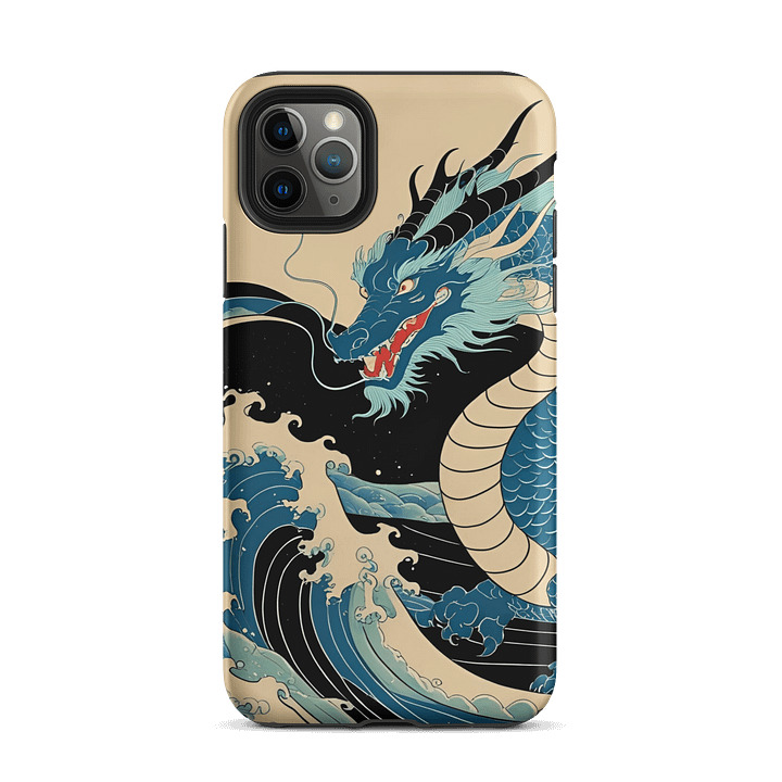 Ryoshin - Urashima Tarō (Teal Dragon), Ancient Ryū Collection, iPhone® Tough Case product image (48)