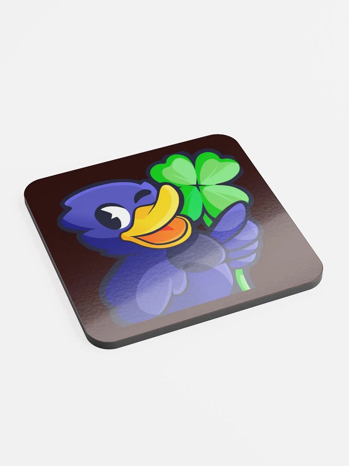 Lucky Duck Glossed Cork Coaster product image (2)