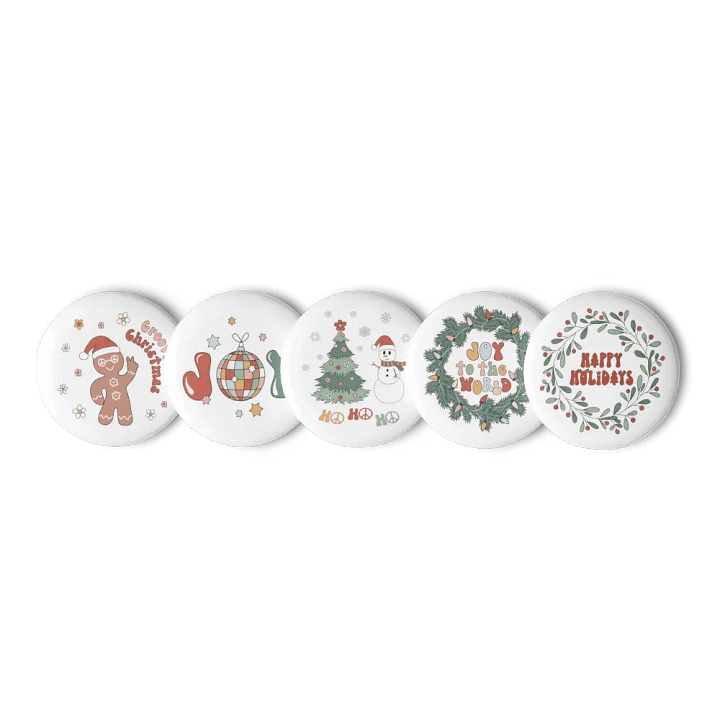 Groovy Christmas Buttons product image (1)