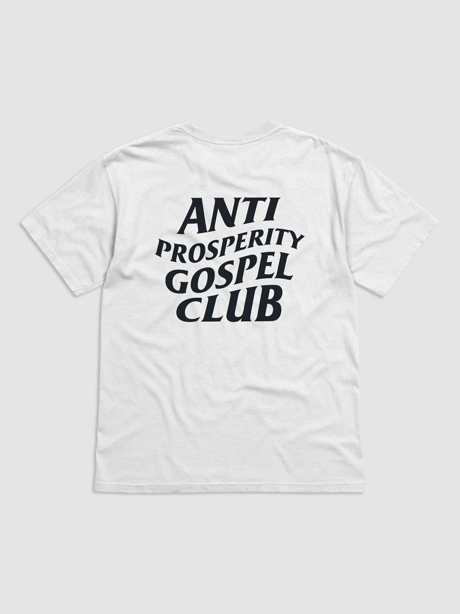 Anti-Prosperity Gospel Club (Black Logo) product image (11)