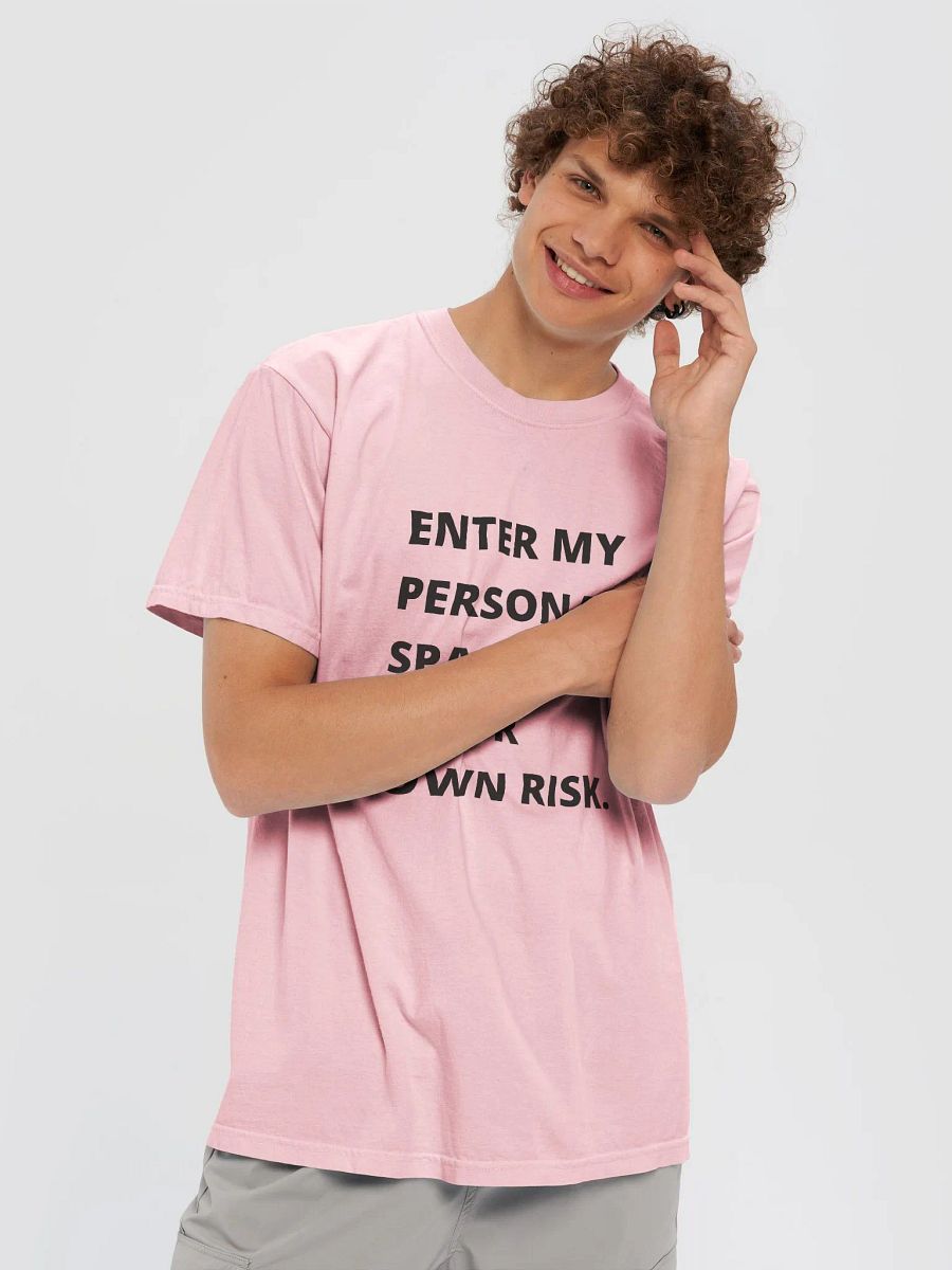 Personal Space Warning Comfort Tee product image (3)