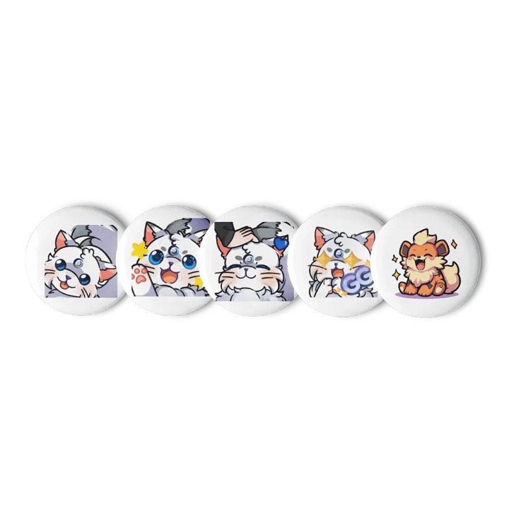 Happy Foxy Pin Button Set product image (1)