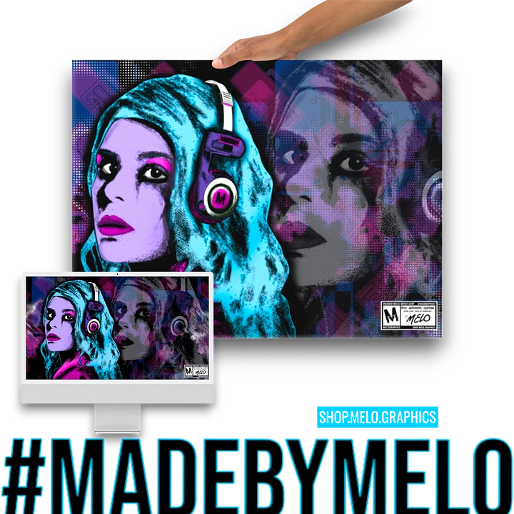 Personal Playlist by MELOGRAPHICS - Canvas Art + Digital Wallpaper | #MadeByMELO product image (1)