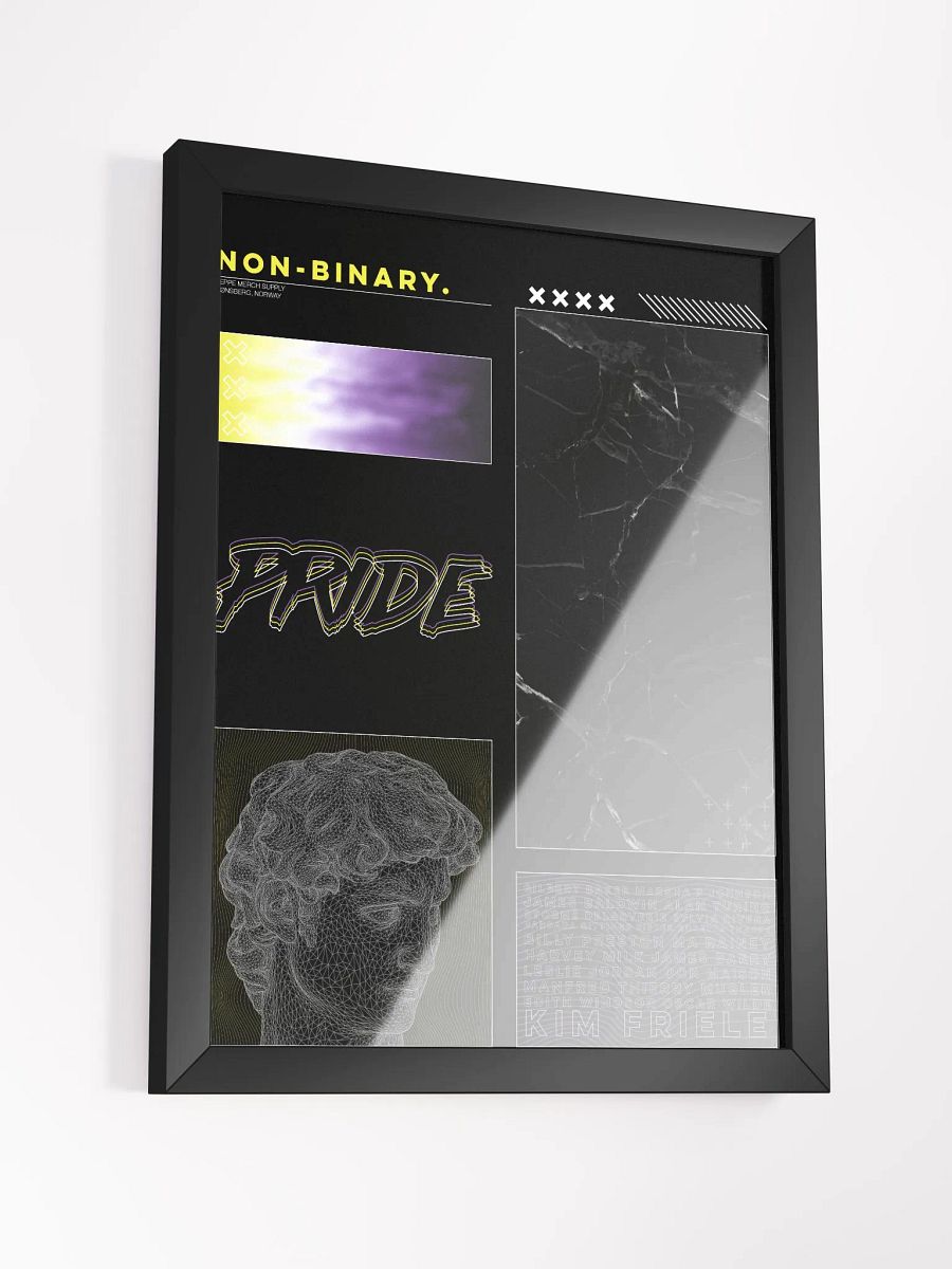 Non-Binary Pride Framed Poster product image (18)