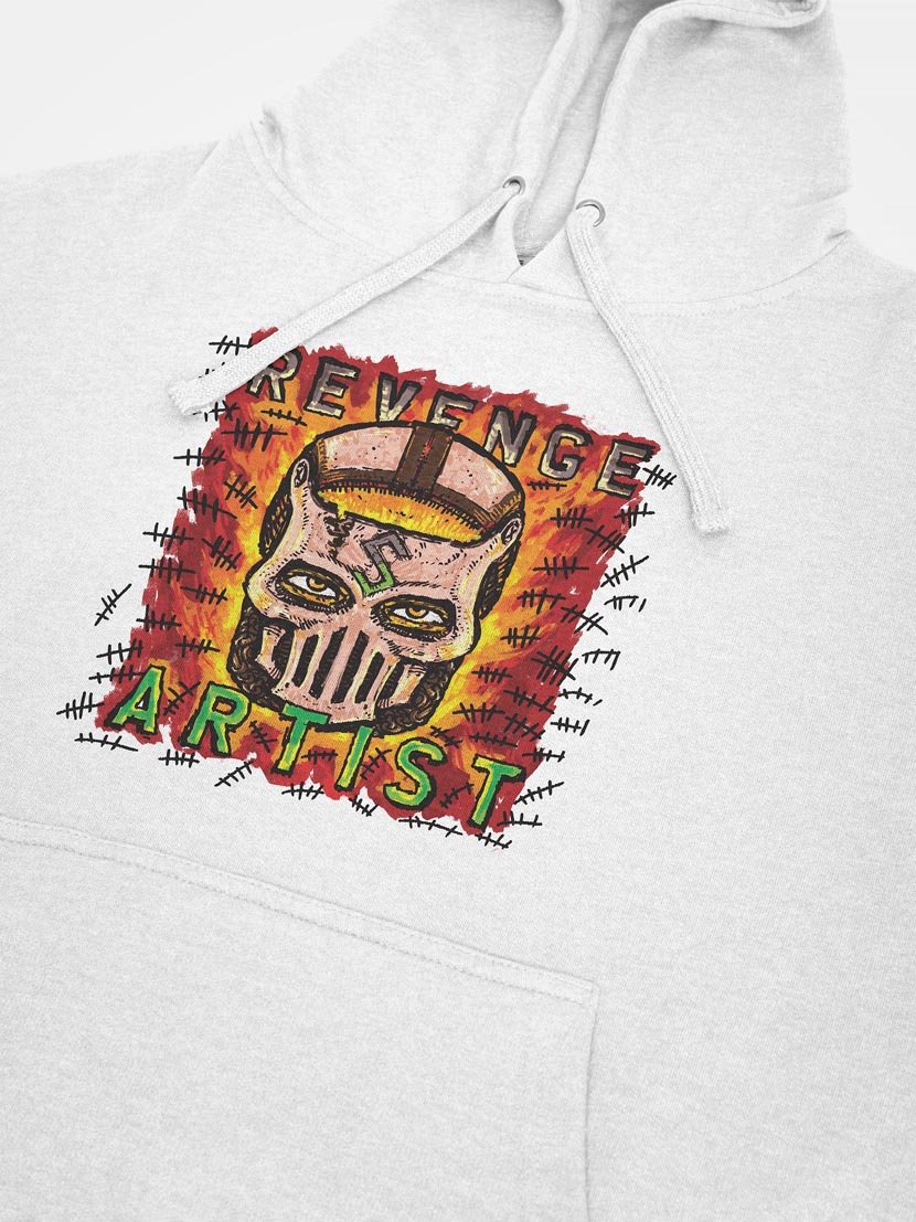 Revenge Artist Hoodie — White product image (4)