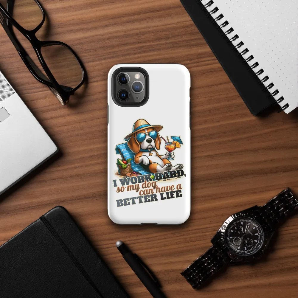 Work Hard - Beagle Beach - Tough Case for iPhone® product image (32)