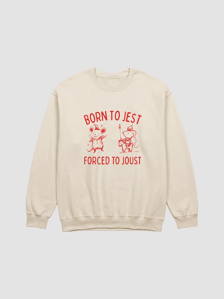 Born to jest forced to joust Crewneck product image (2)