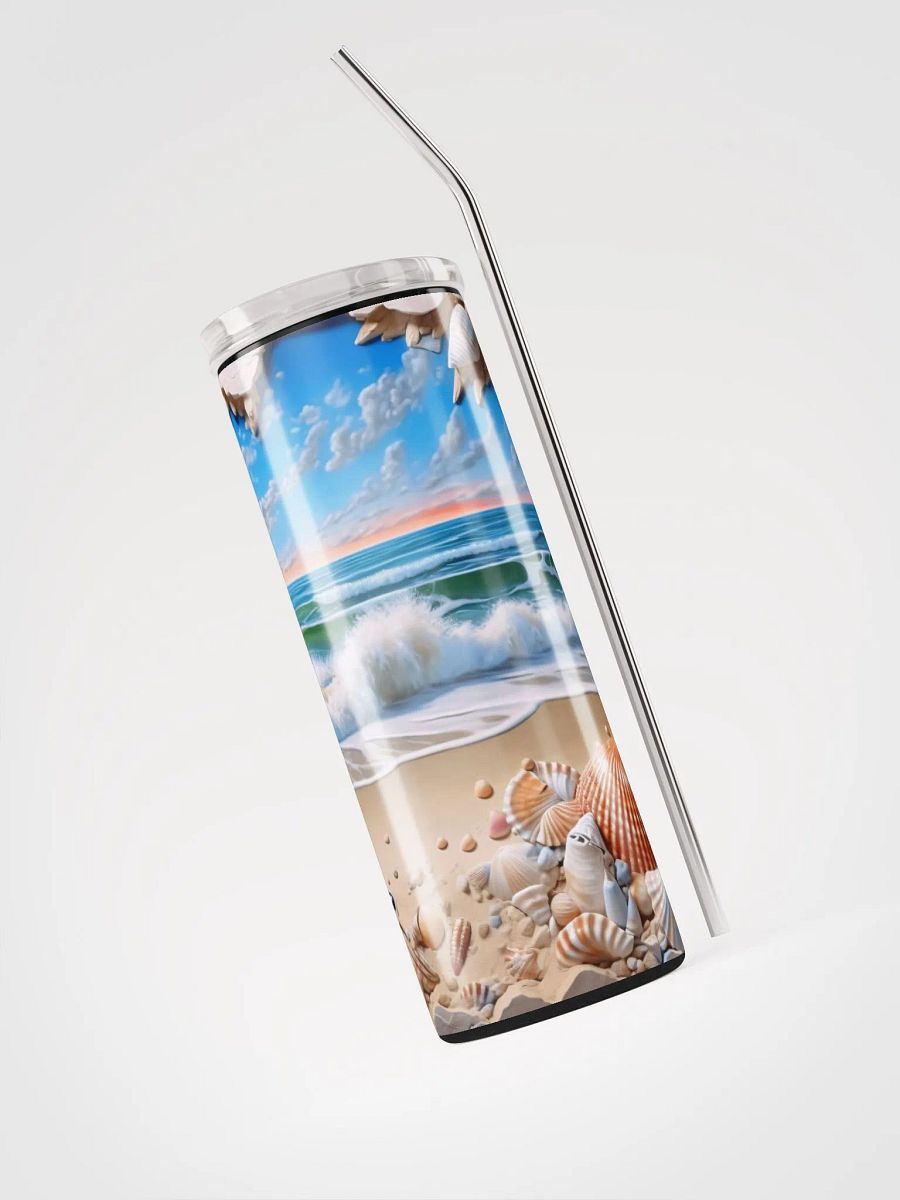 Beach Seashell Stainless Steel Tumbler product image (5)