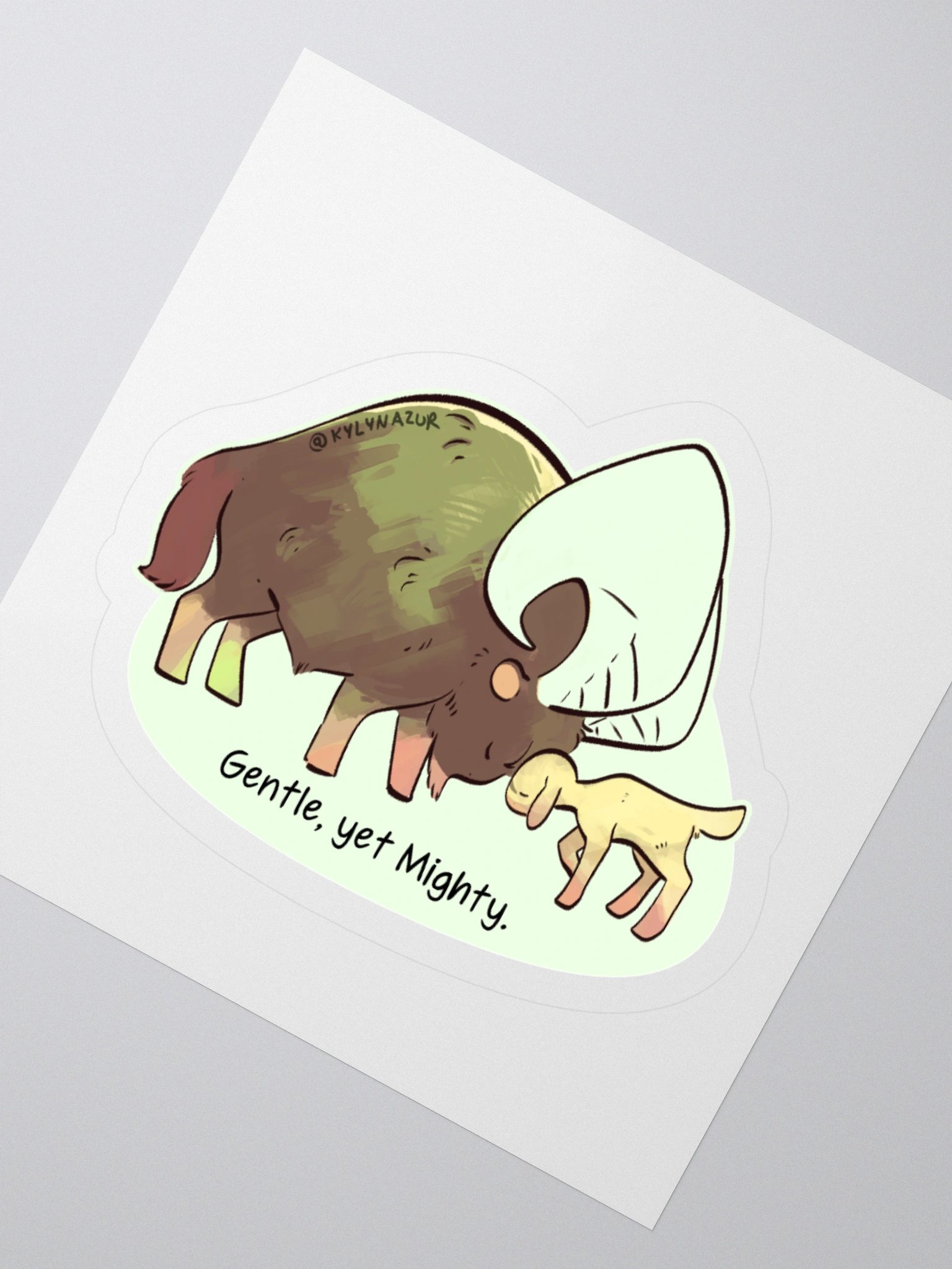 Ram and Baby Lamb Sticker product image (5)
