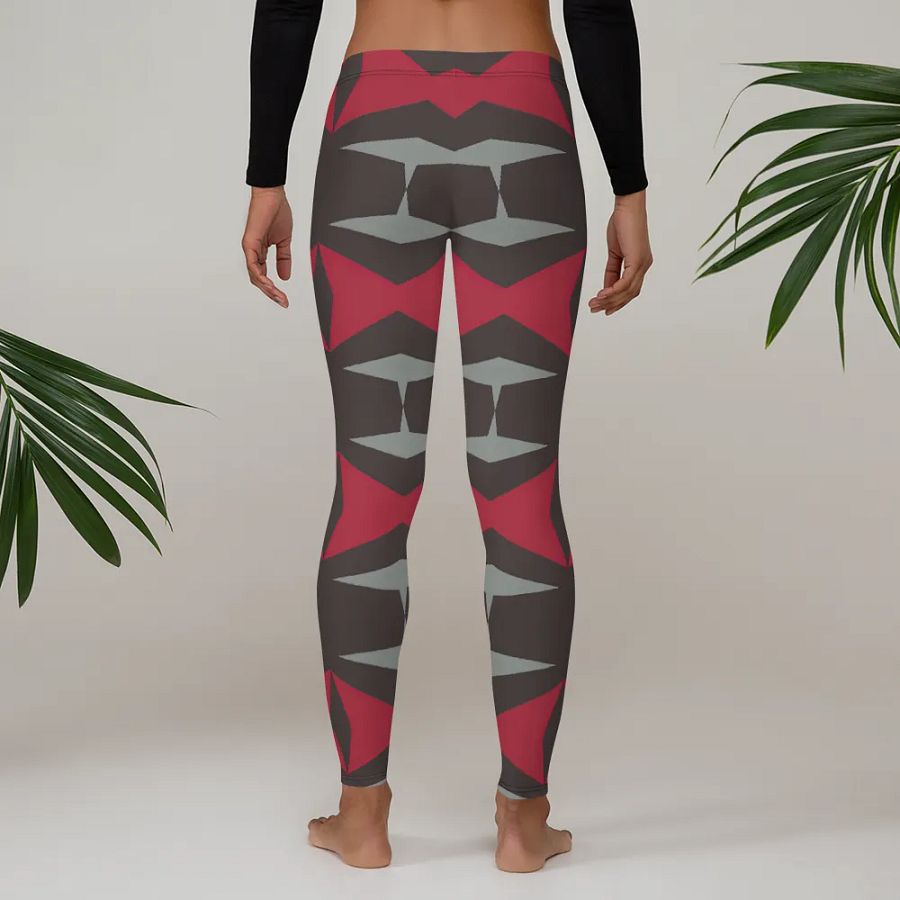 Geometric Elegance All-Over Leggings product image (4)