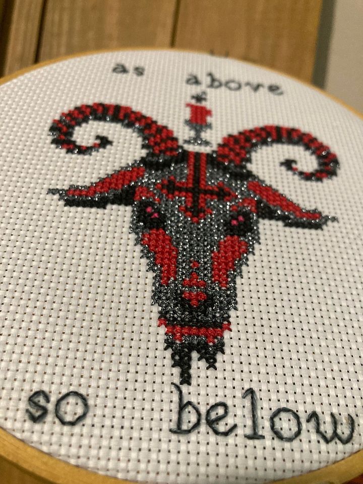 As Above, So below cross stitch pattern product image (1)
