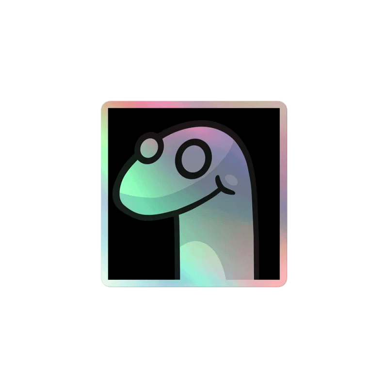 Snook Holo Sticker - Midnight