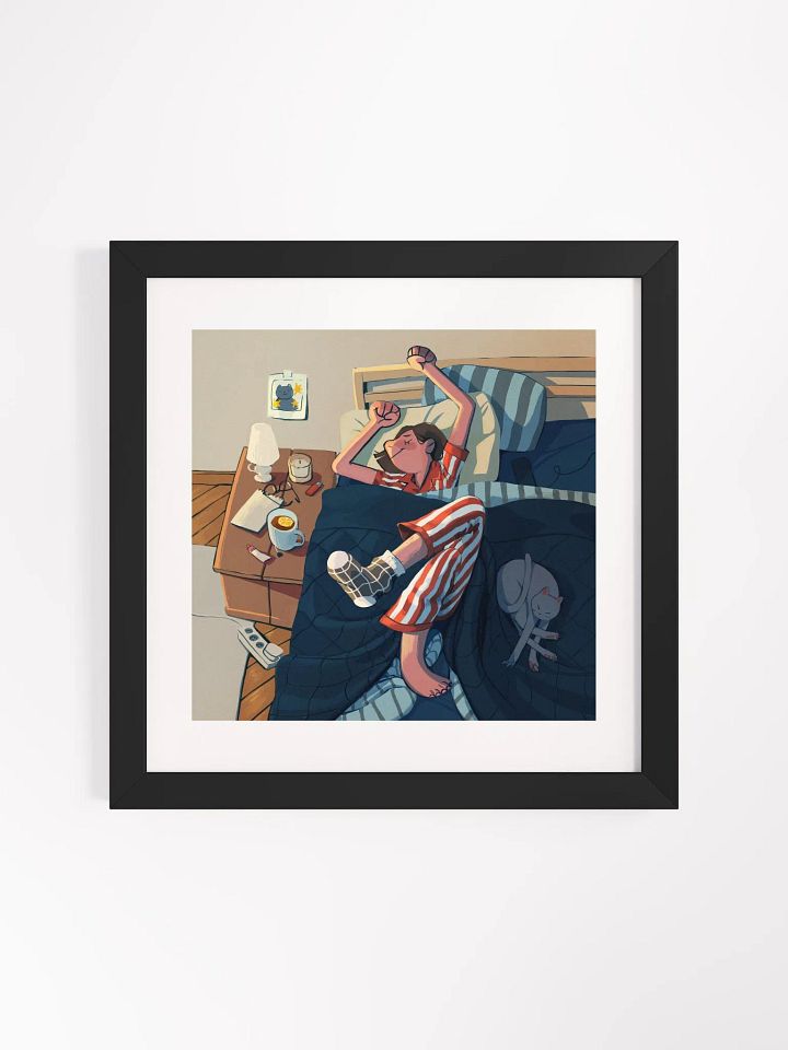 Cozy Morning Stretch Framed Print product image (5)