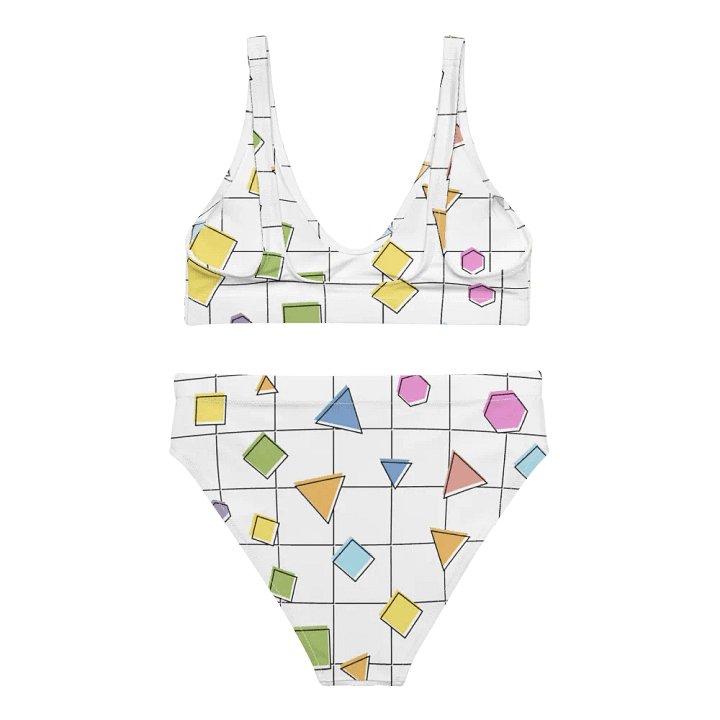 Geometric Fusion High-Waisted Bikini product image (2)
