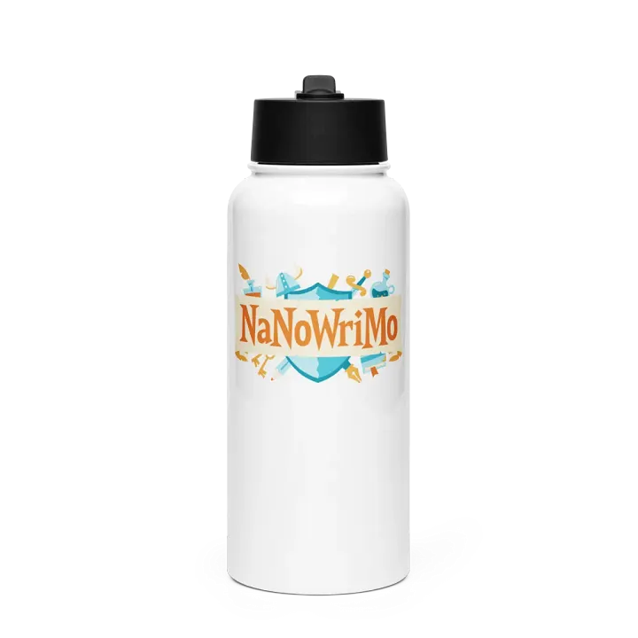 NaNoWriMo Evergreen Water Bottle - Stainless Steel product image (1)