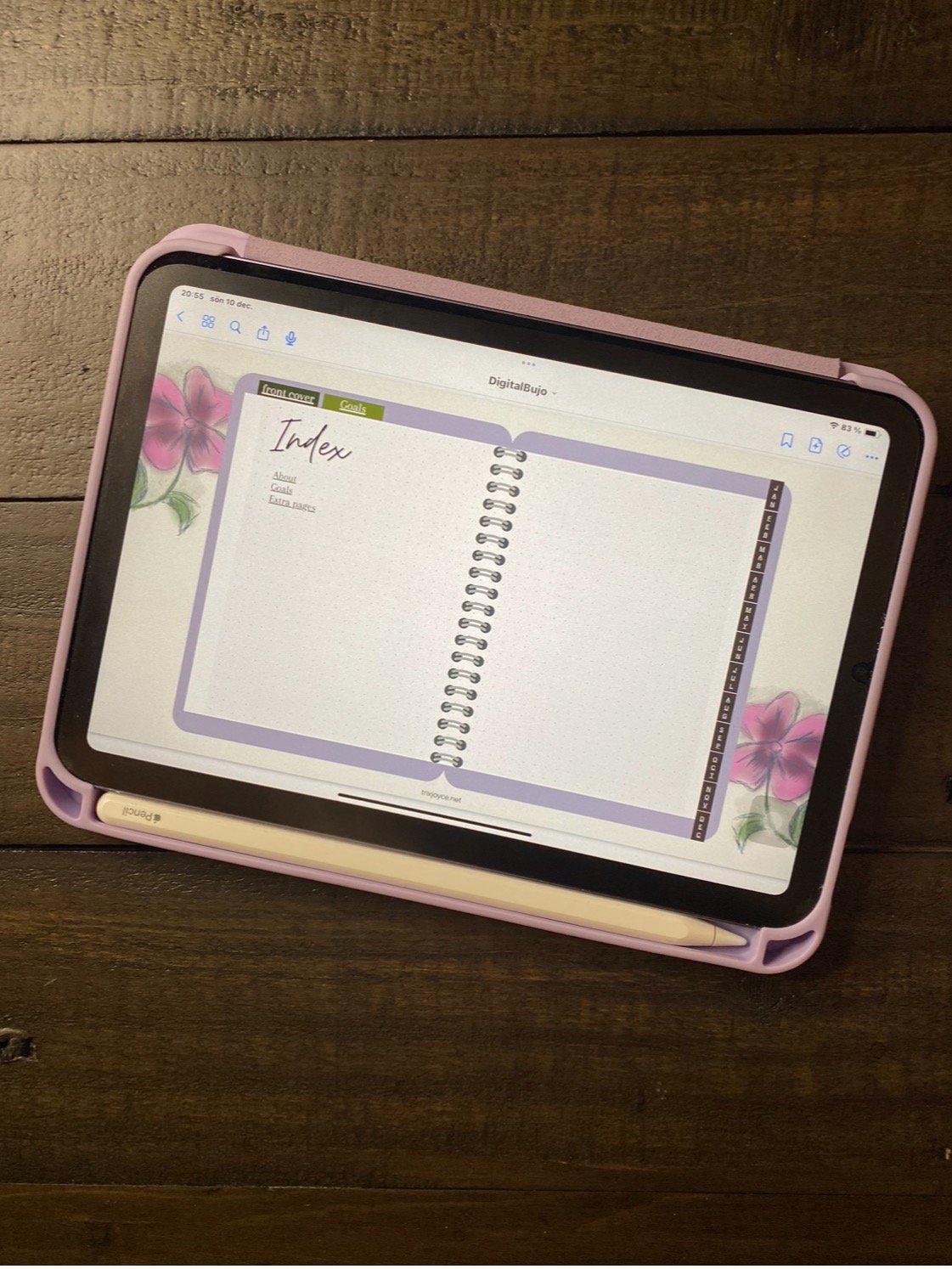 Hyperlinked Digital Bullet Journal - Purple (digital download) product image (4)