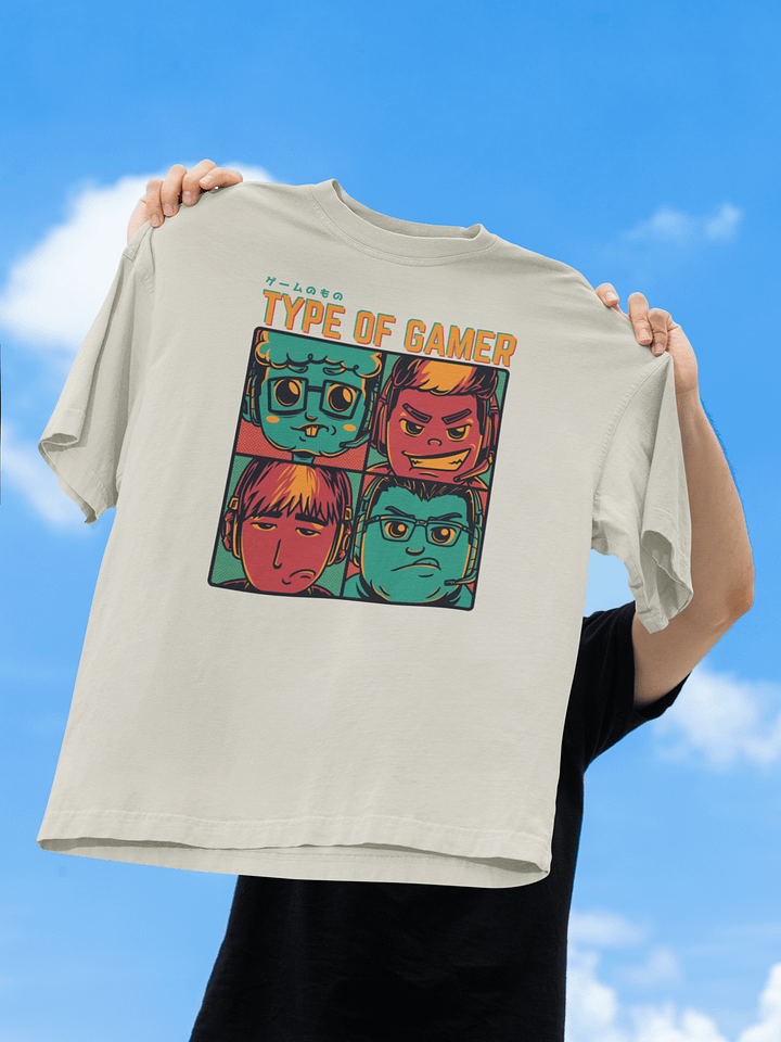 Gamer Types Oversized T-Shirt product image (7)