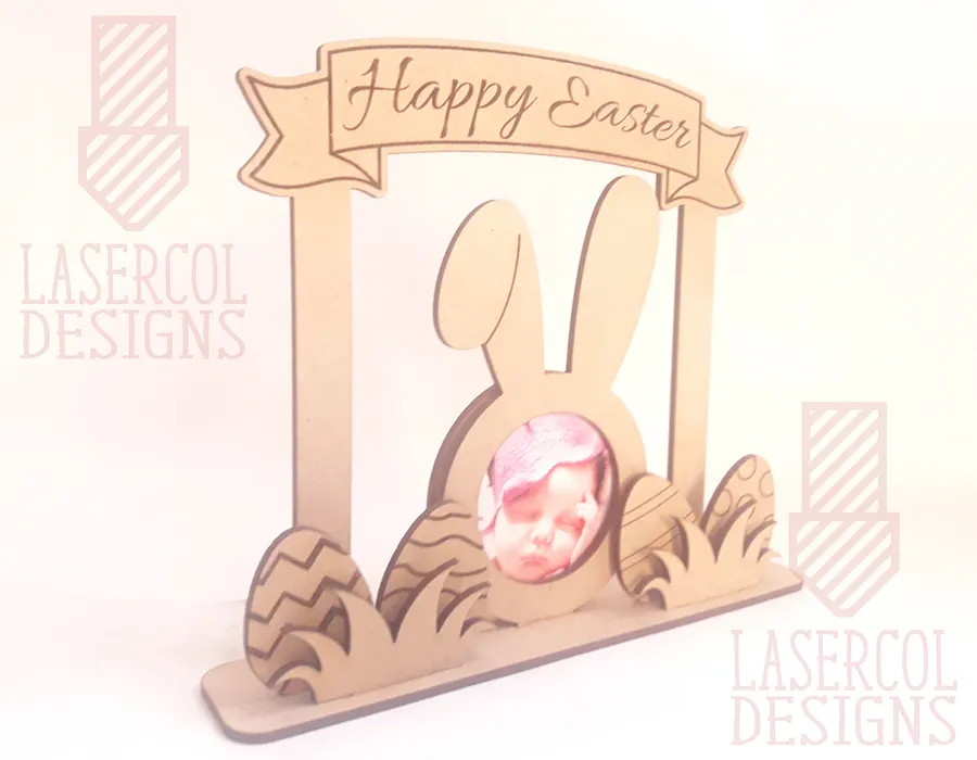 Easter Bunny Photo Frame - Laser Cut Files product image (10)