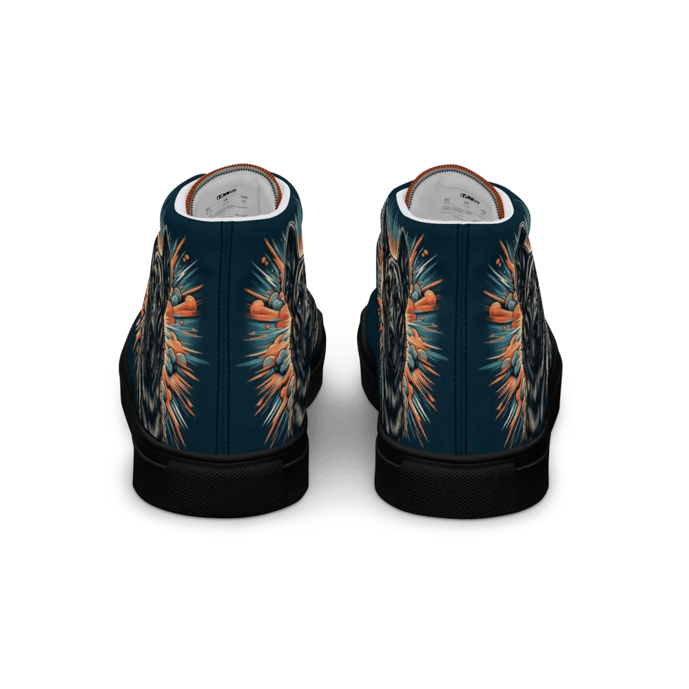 Dutch Shepherd Women's K9 Malinois Canvas High Tops product image (6)