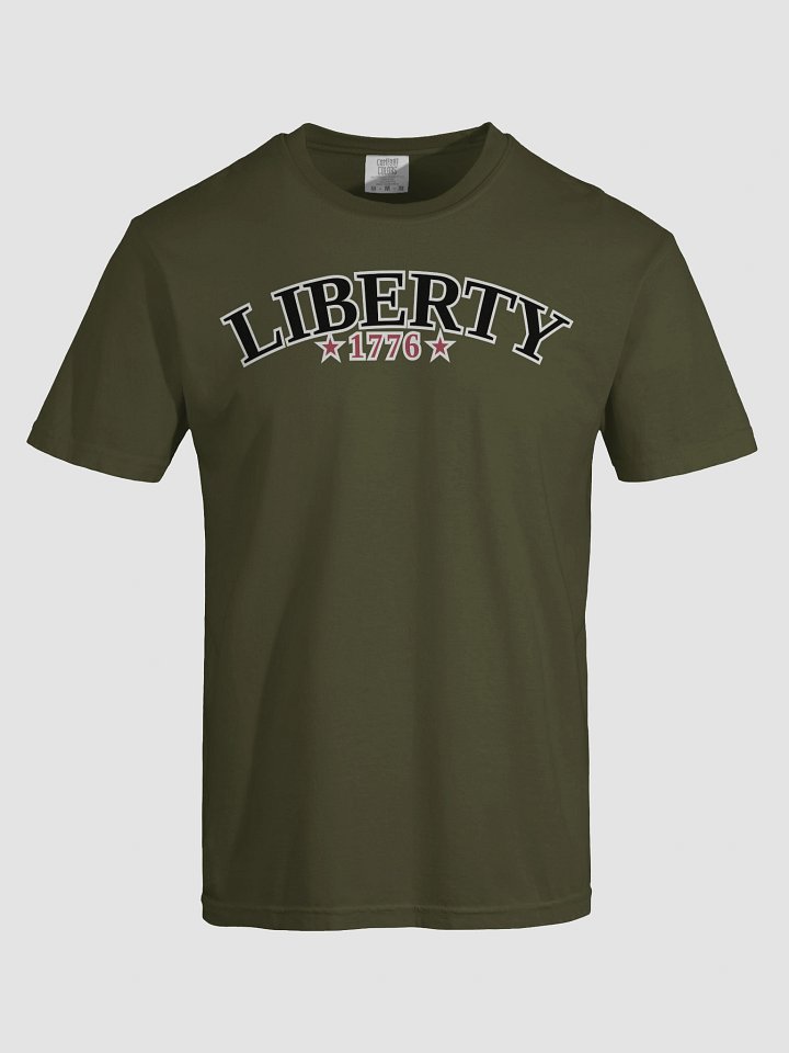 Liberty Typography Unisex Garment-Dyed T-shirt product image (121)
