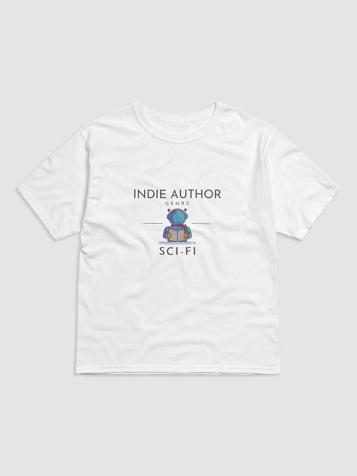 Indie Author Genre Sci-Fi Relaxed White T-shirt product image (1)
