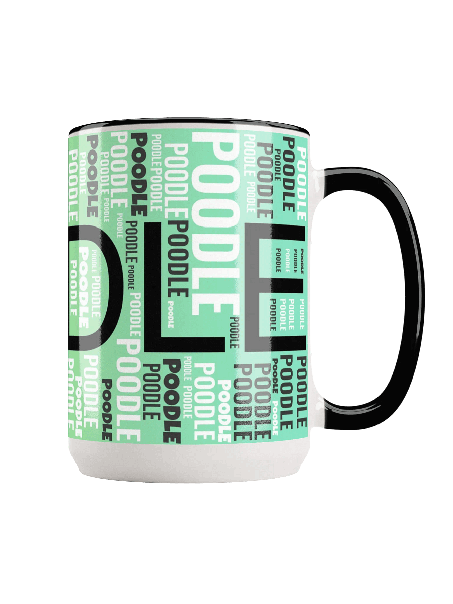 Poodle Poodle Poodle Green & Cyan product image (4)