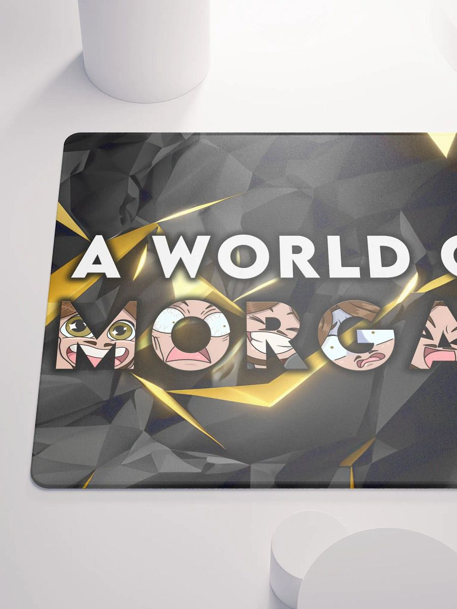 A World of Morgan Deskmat - Black and Gold product image (10)