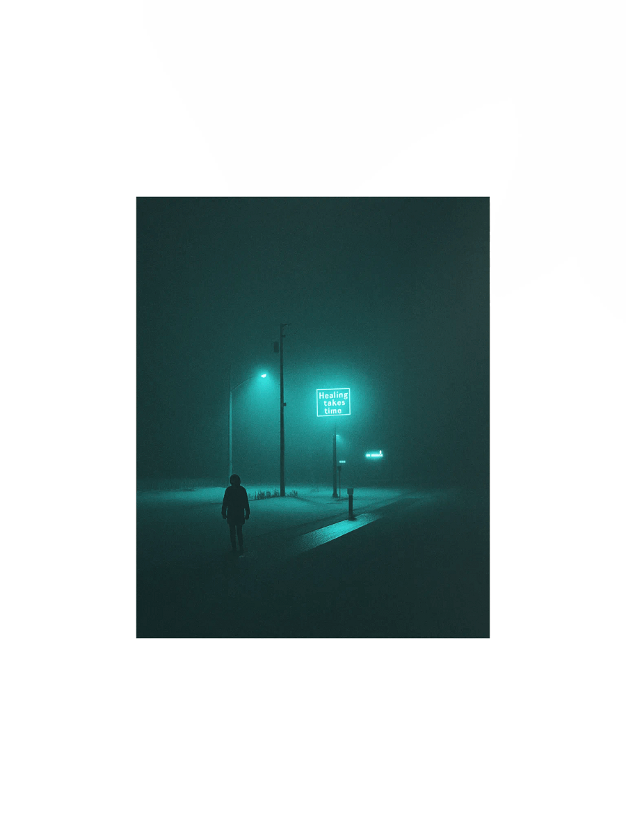 "Healing takes time" Matte Poster product image (1)