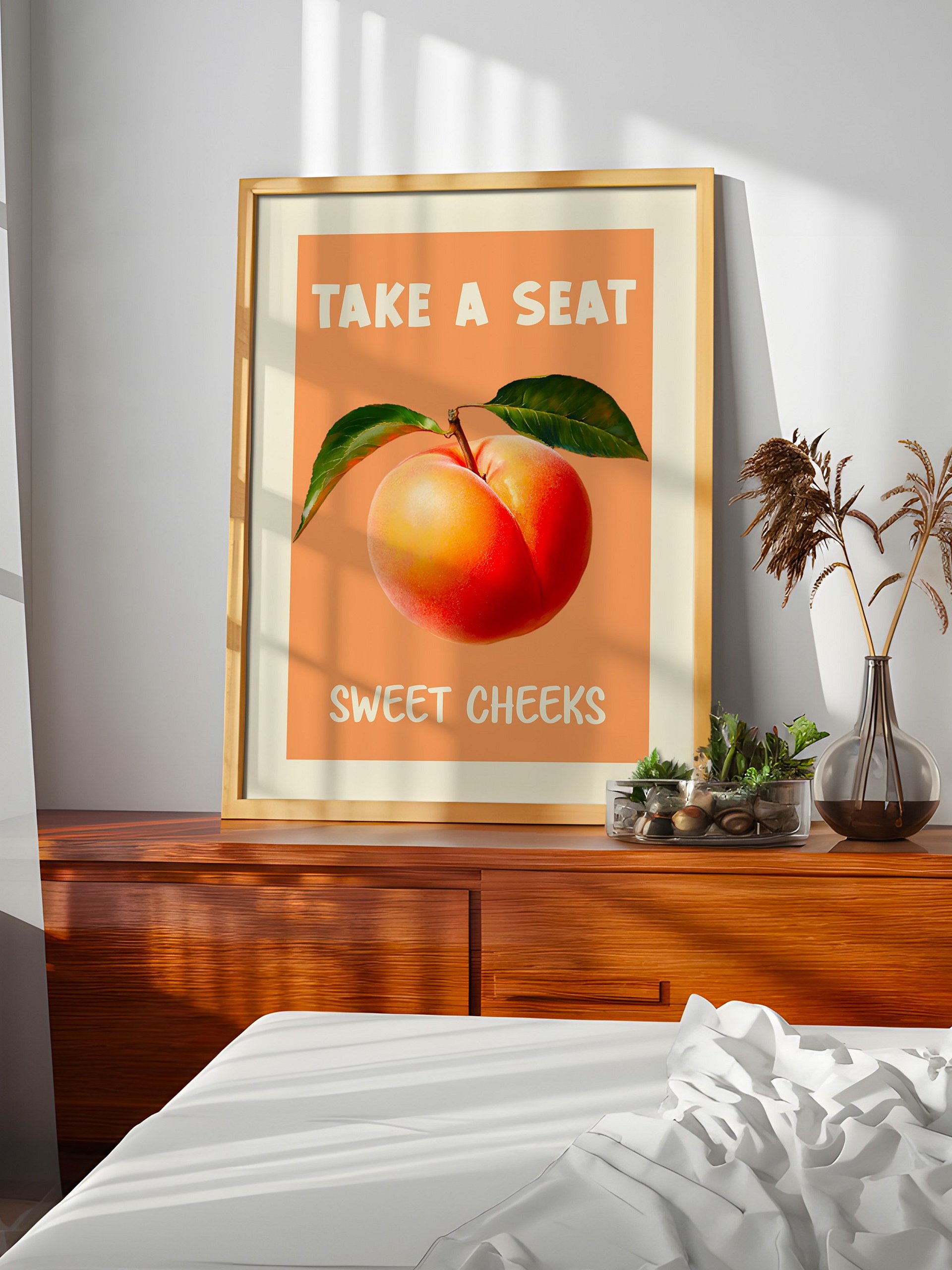 Nice Bum Poster Funny Bathroom Wall Art product image (11)