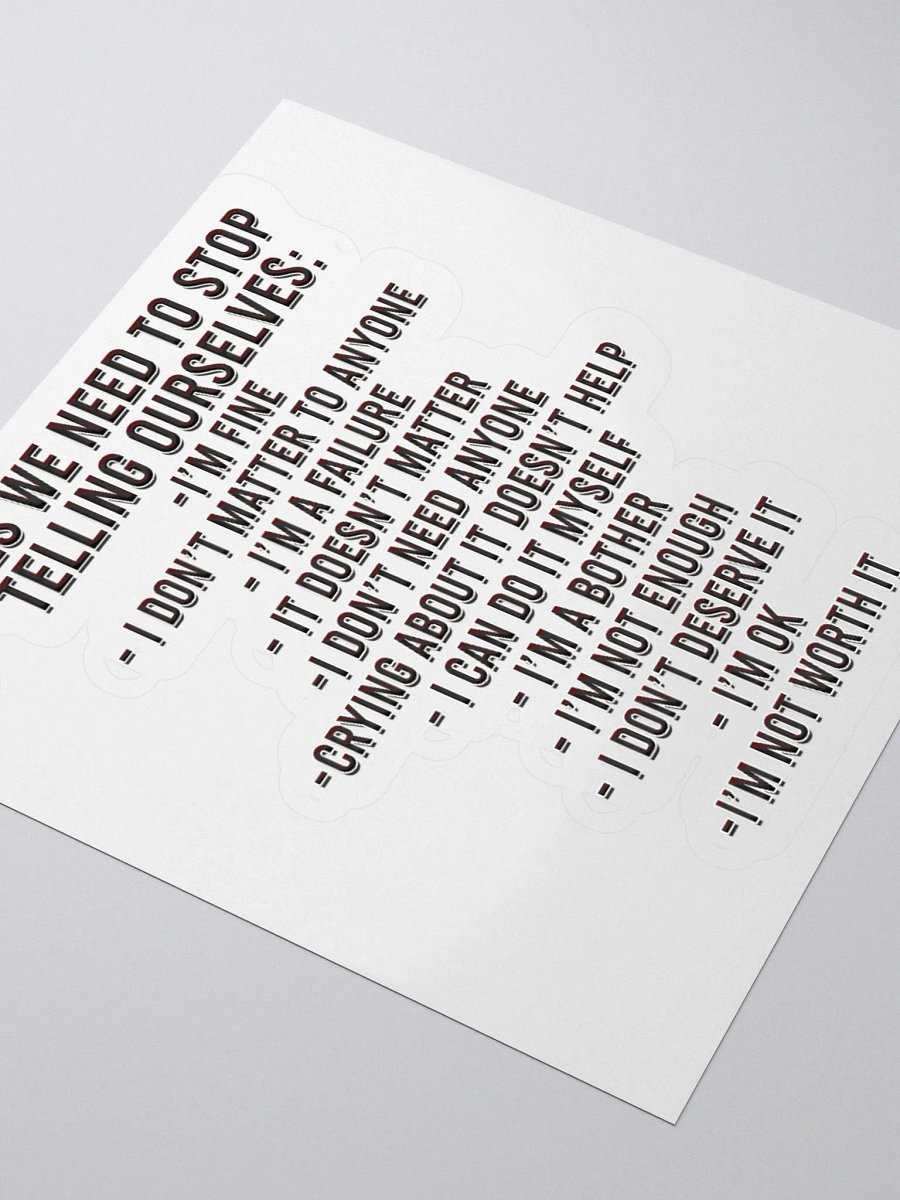 Positivity Lies - Sticker product image (10)