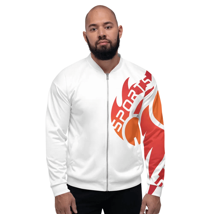 All-Over Print Bomber Jacket - Sports (1) product image (1)