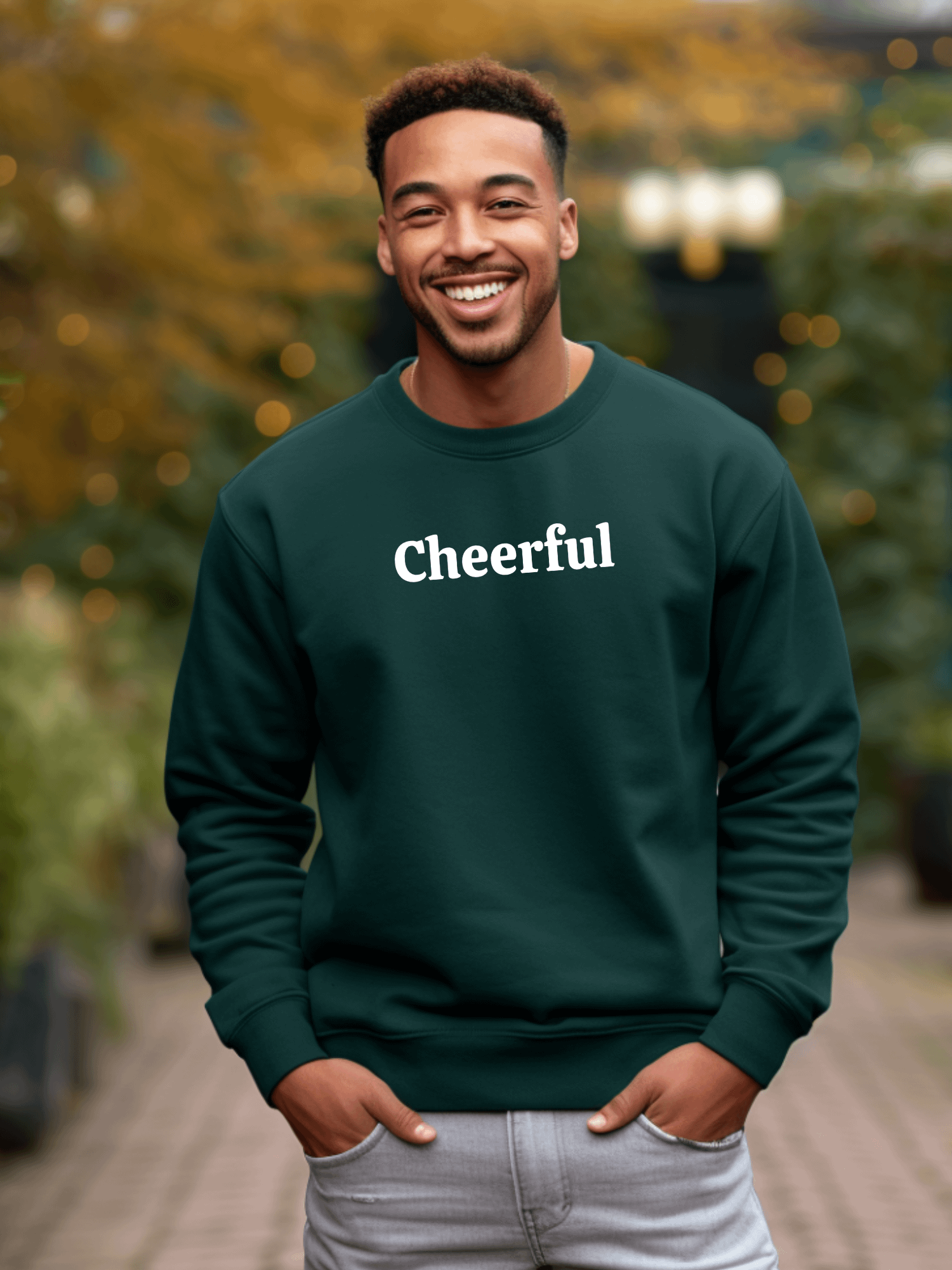 "Cheerful” My Vibe Crewneck Sweatshirt #2 product image (1)