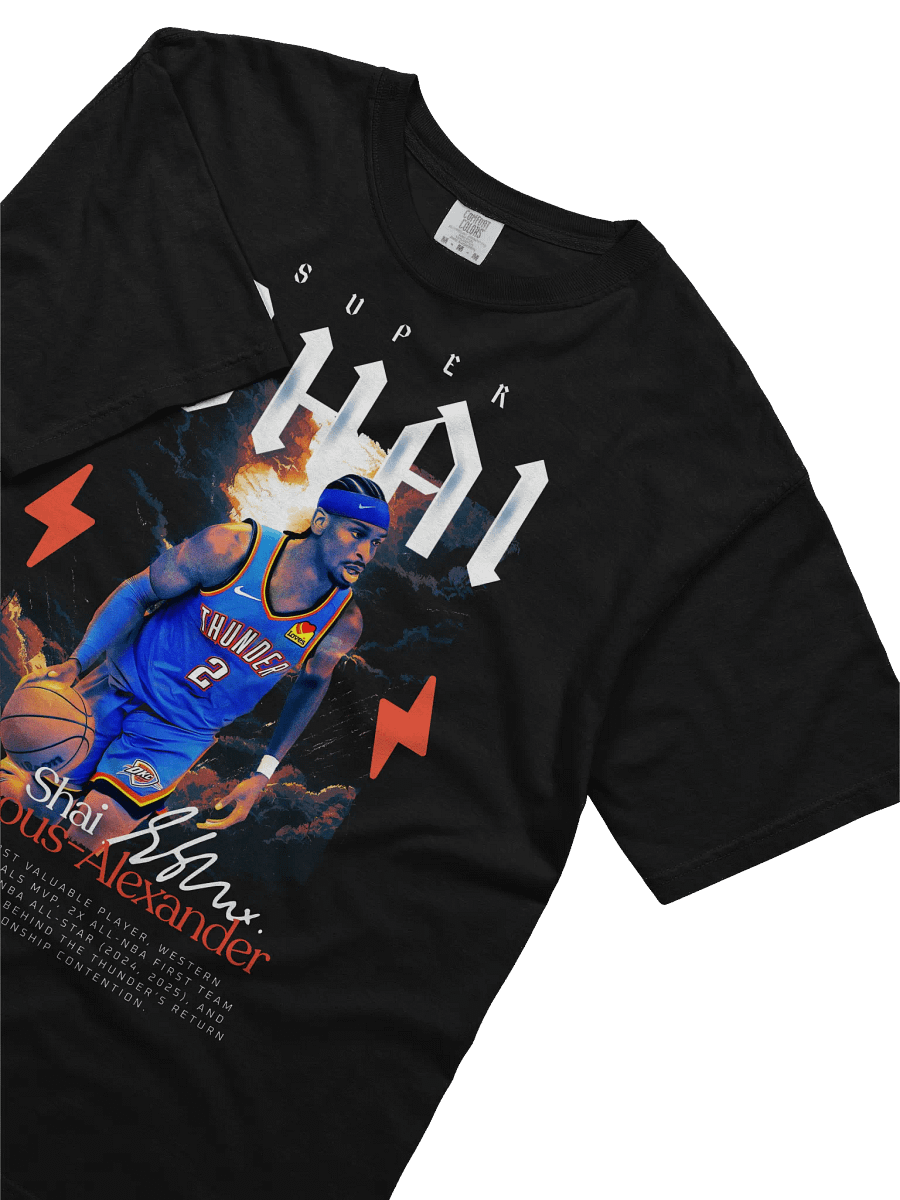 Shai Gilgeous-Alexander MVP 2025 Graphic Tee – SGA Western Finals MVP Shirt product image (5)