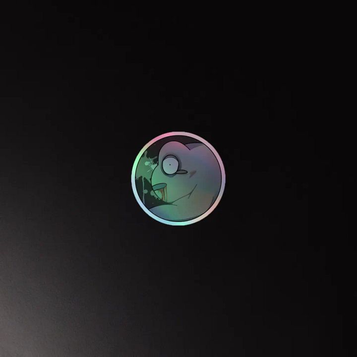 Croakitoad Zombie Holographic Sticker product image (4)