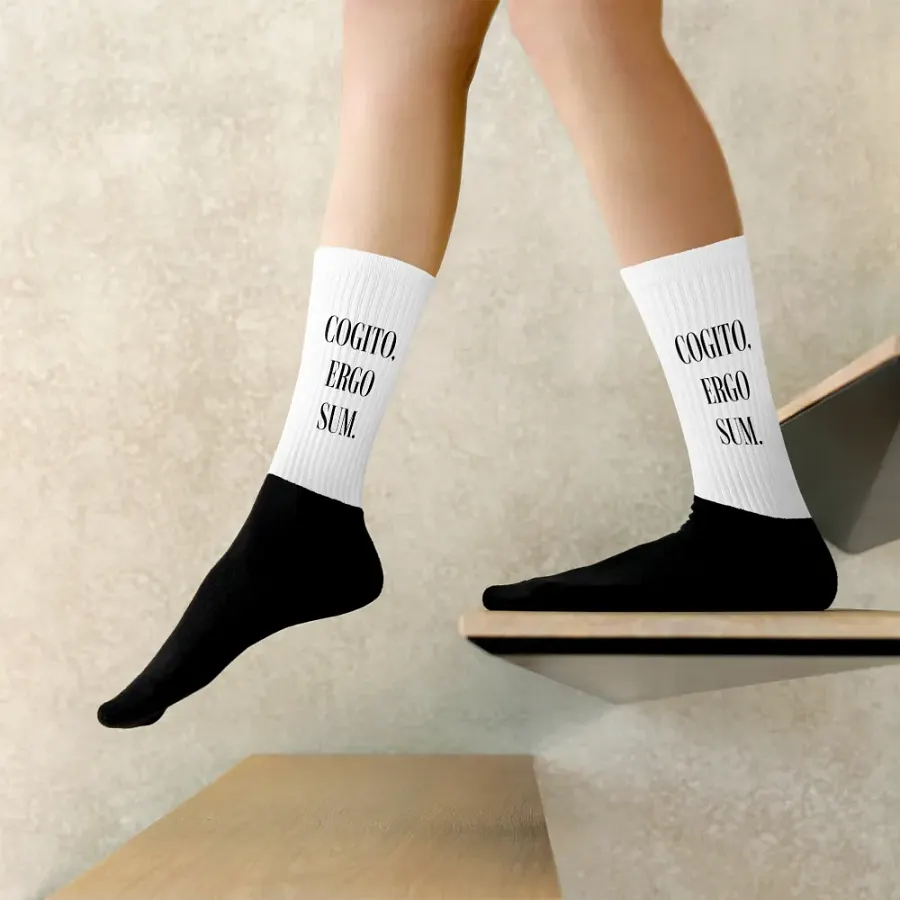 Cogito, Ergo Sum Socks product image (10)