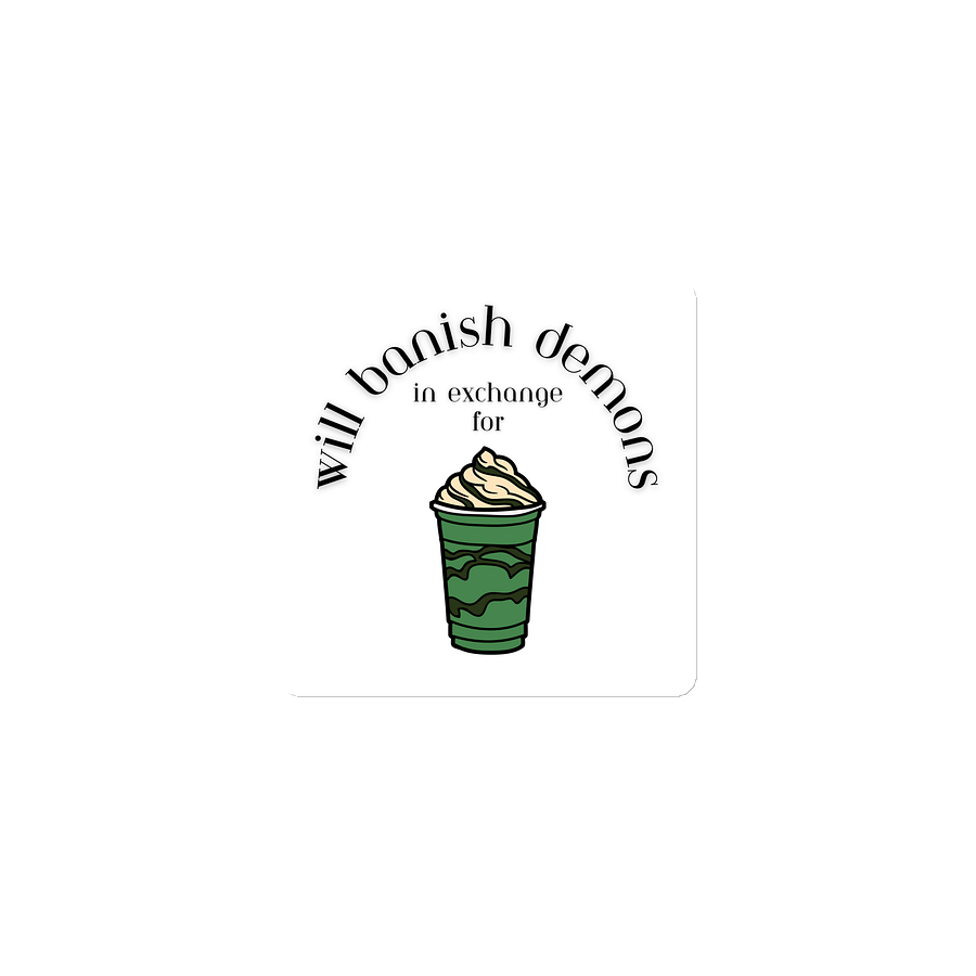 Double-shot peppermint frappe magnet product image (1)
