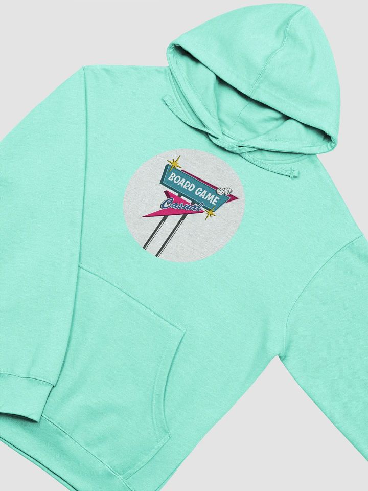 Board Game Casual Circle Logo Hoodie (Mint/Blue Aqua) product image (5)