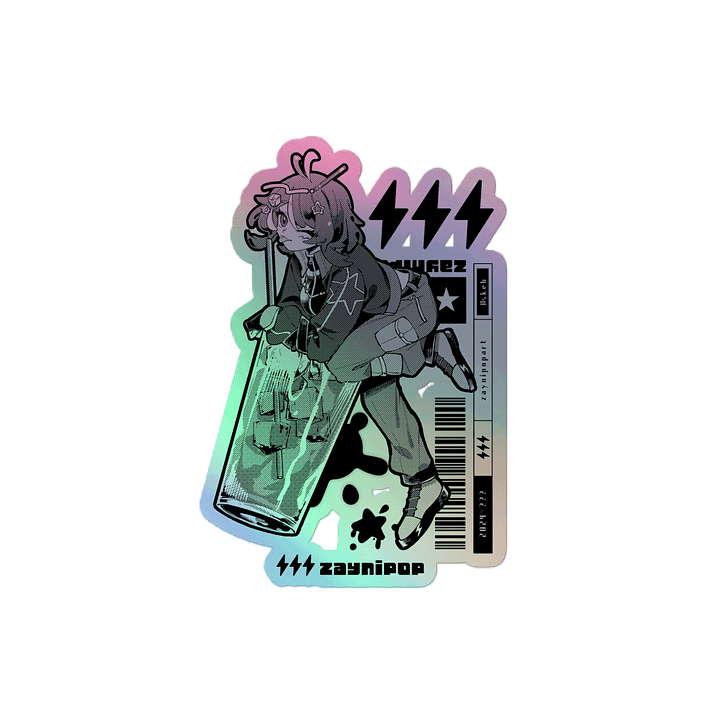 Sippin' Style Sticker - Holographic product image (2)