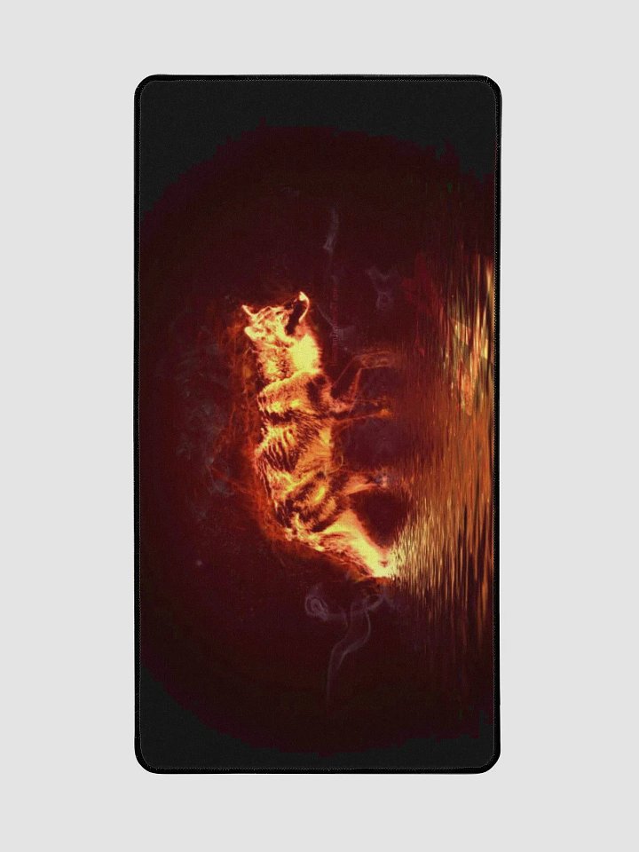 Fire Wolf Desk Mat product image (2)