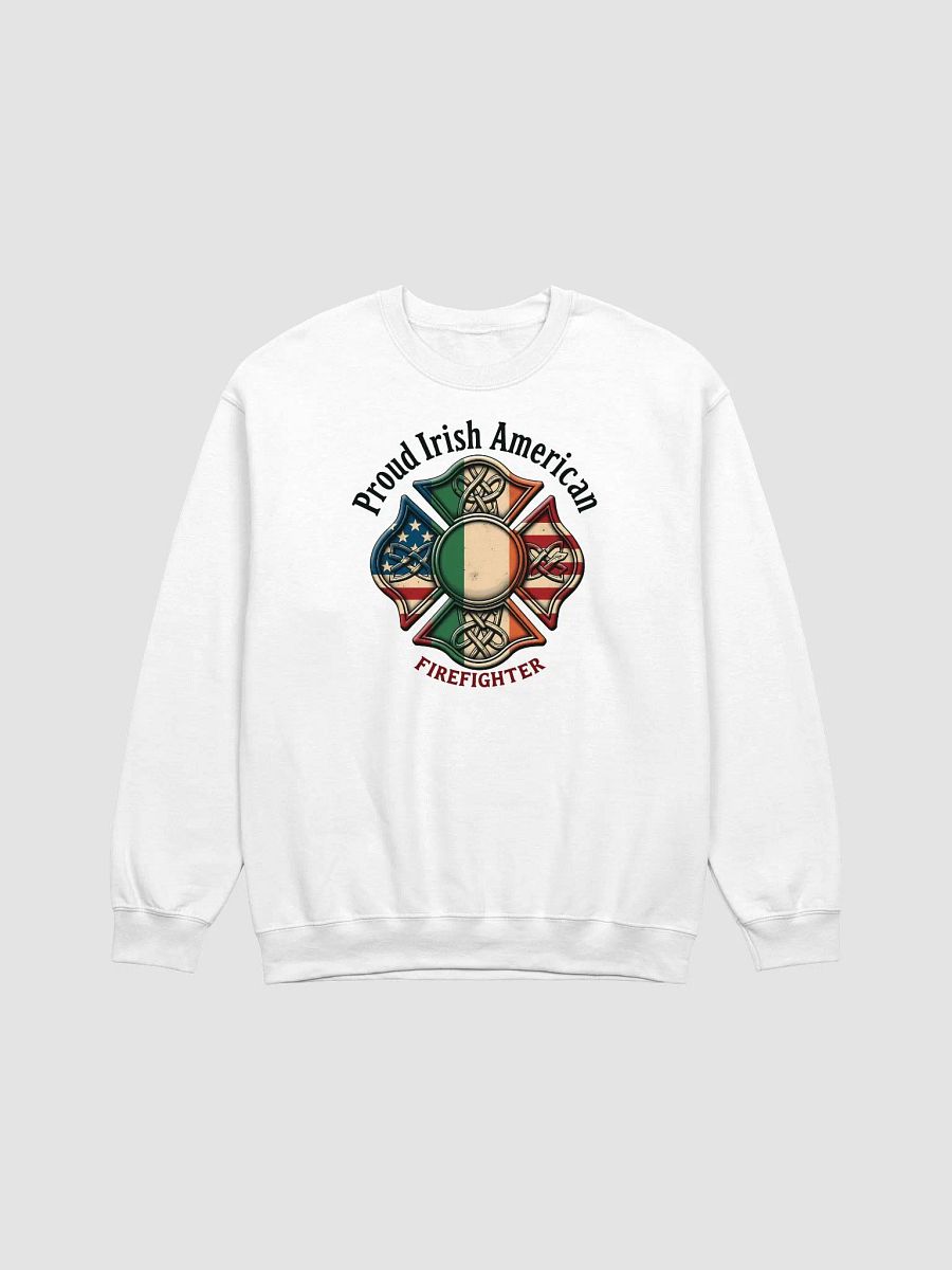 Proud Irish American Firefighter Classic Crewneck Sweatshirt product image (4)