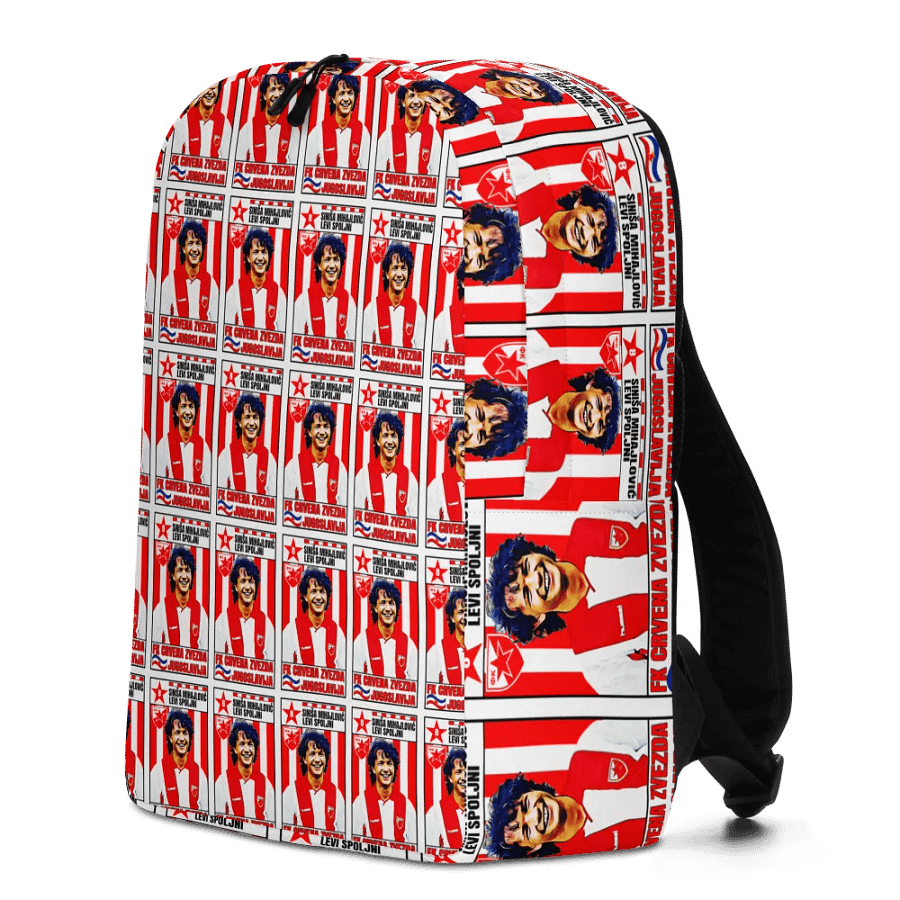 Siniša Mihajlović (FK Crvena Zvezda) #2 All-Over Print Minimalist Backpack product image (6)