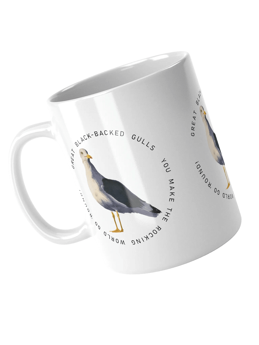 Black-Backed Gulls white mug product image (3)