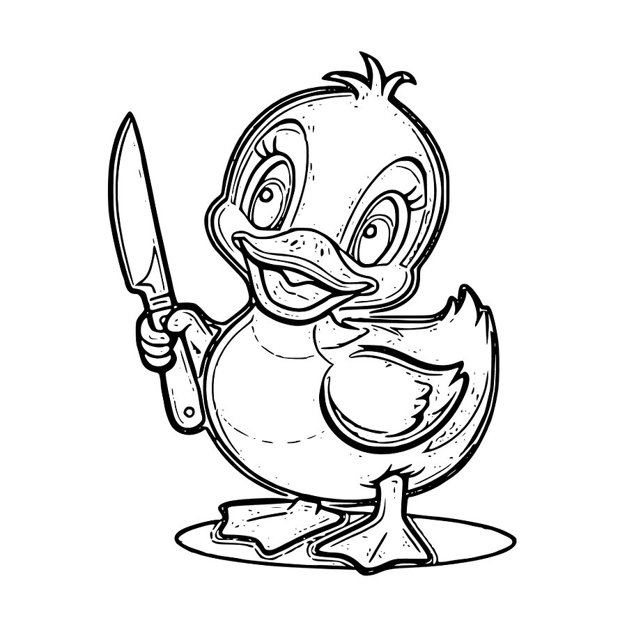 Killer Duckies Coloring Book product image (3)