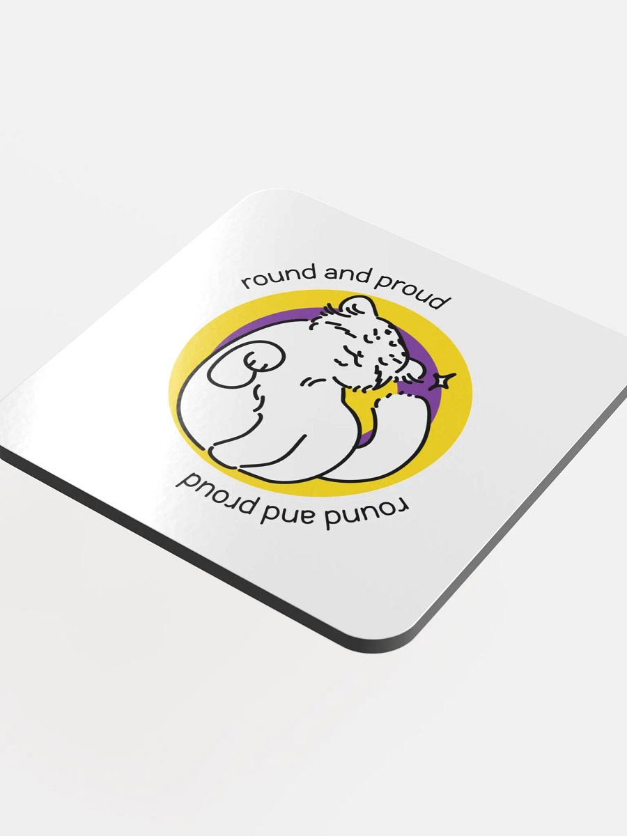 Round and Proud Manul Intersex Version - Coaster product image (4)