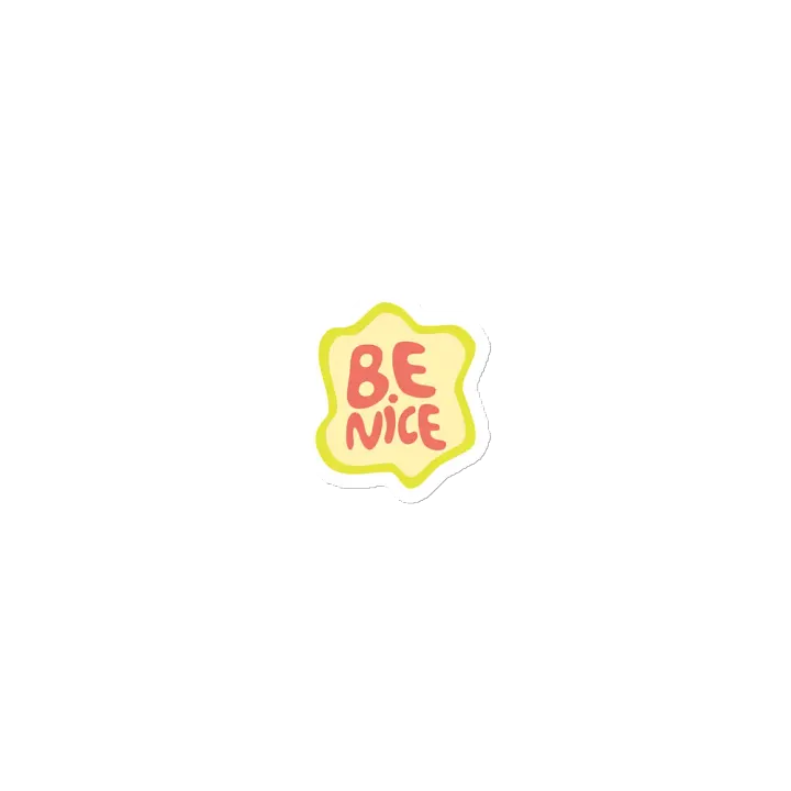 'BE NICE' Die-cut Magnets product image (2)