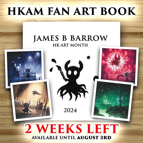 Only 2 weeks left to get my limited edition #HKAM24 art book!
31 pieces of fan art for you to enjoy!

Get yours now at the li...